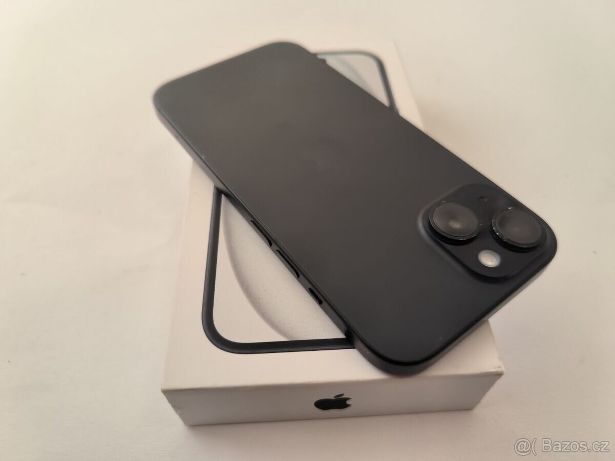 apple iphone 15 128gb Midnight / Batéria 100% - 6