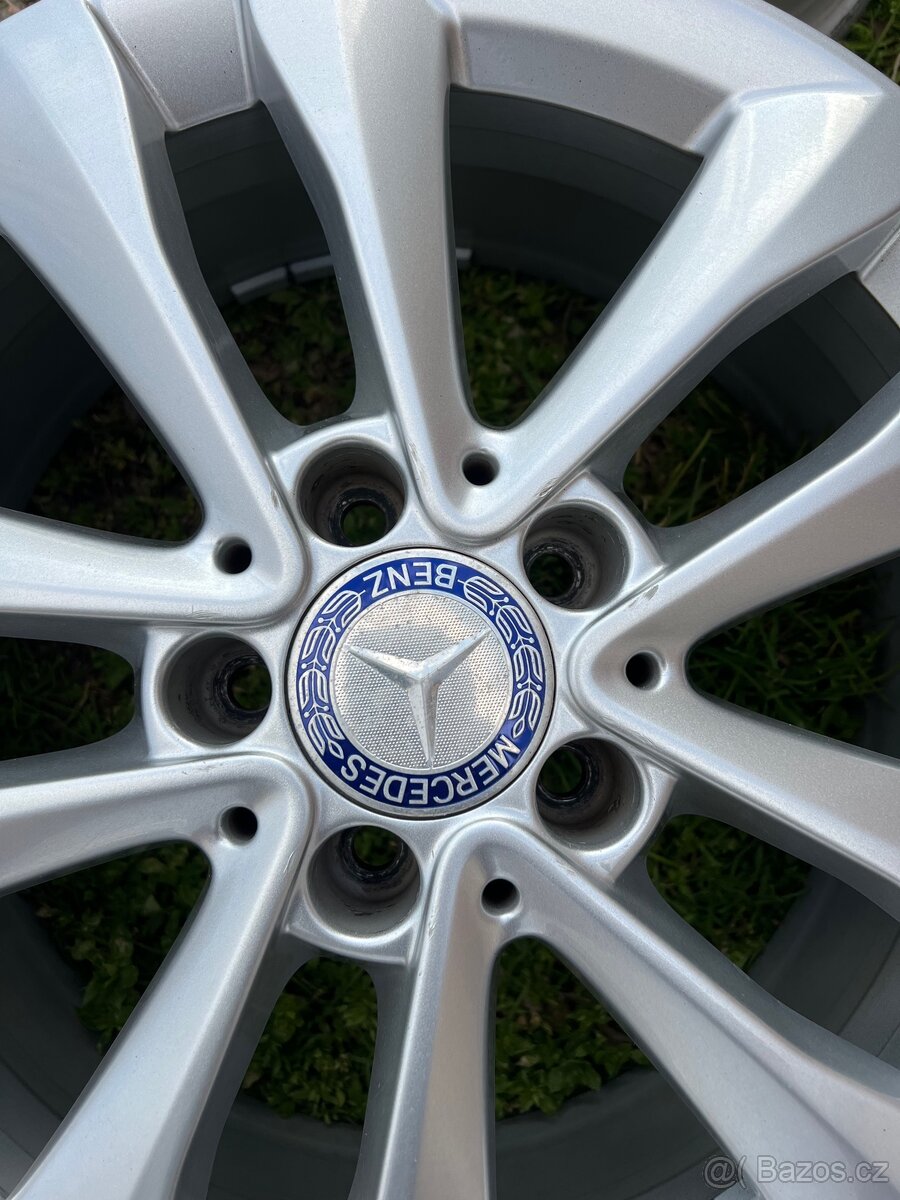 Prodám alu Mercedes 5x112 r17 TPMS - 6