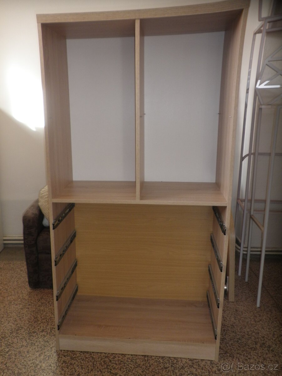 Vysoká skříň s šuflaty - 6