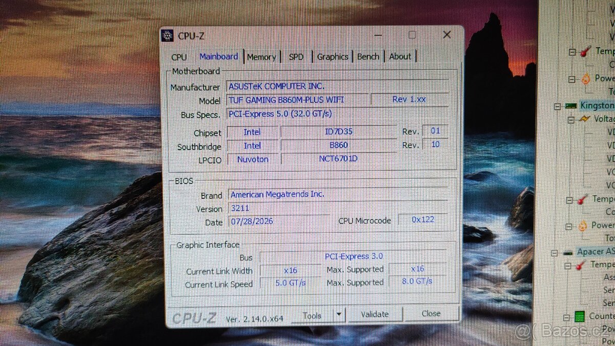 ASUS TUF GAMING B860M-PLUS WIFI - 6