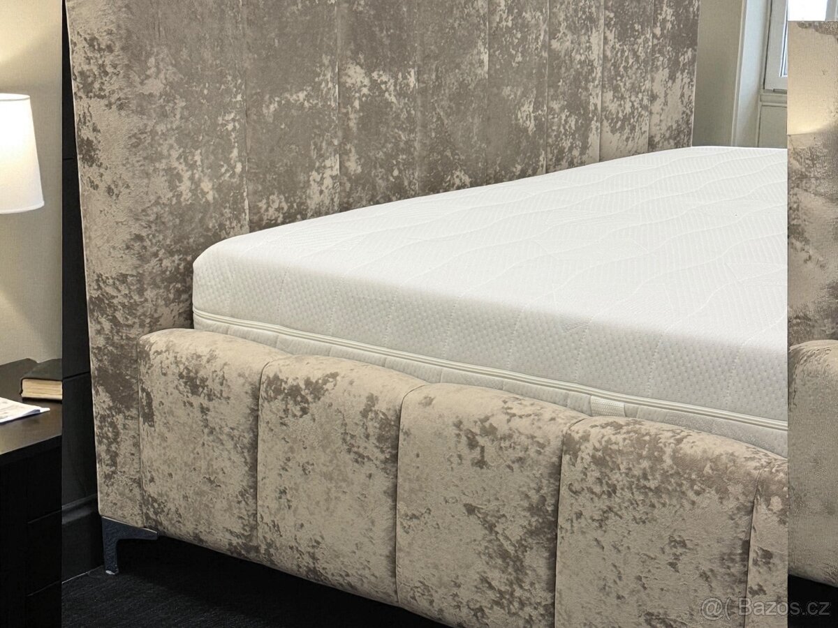 Manželská postel 180/200 a 160/200 úplně nové . - 6