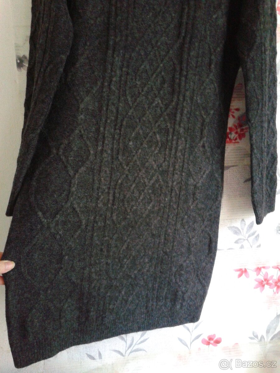 Teploučké pletené šaty 40/42 - 6