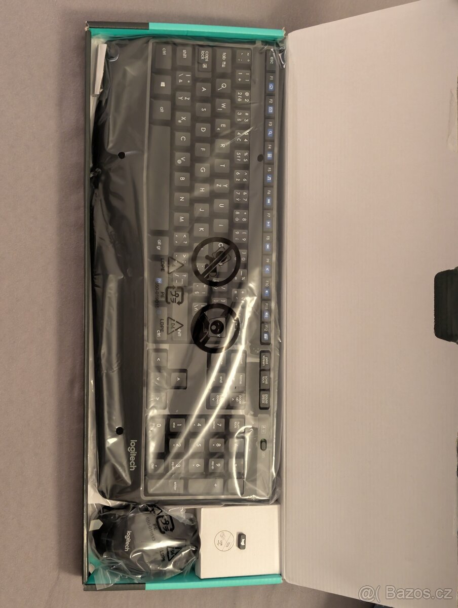 Nepoužitá klávesnice s myší Logitech Wireless Combo MK345 - - 6