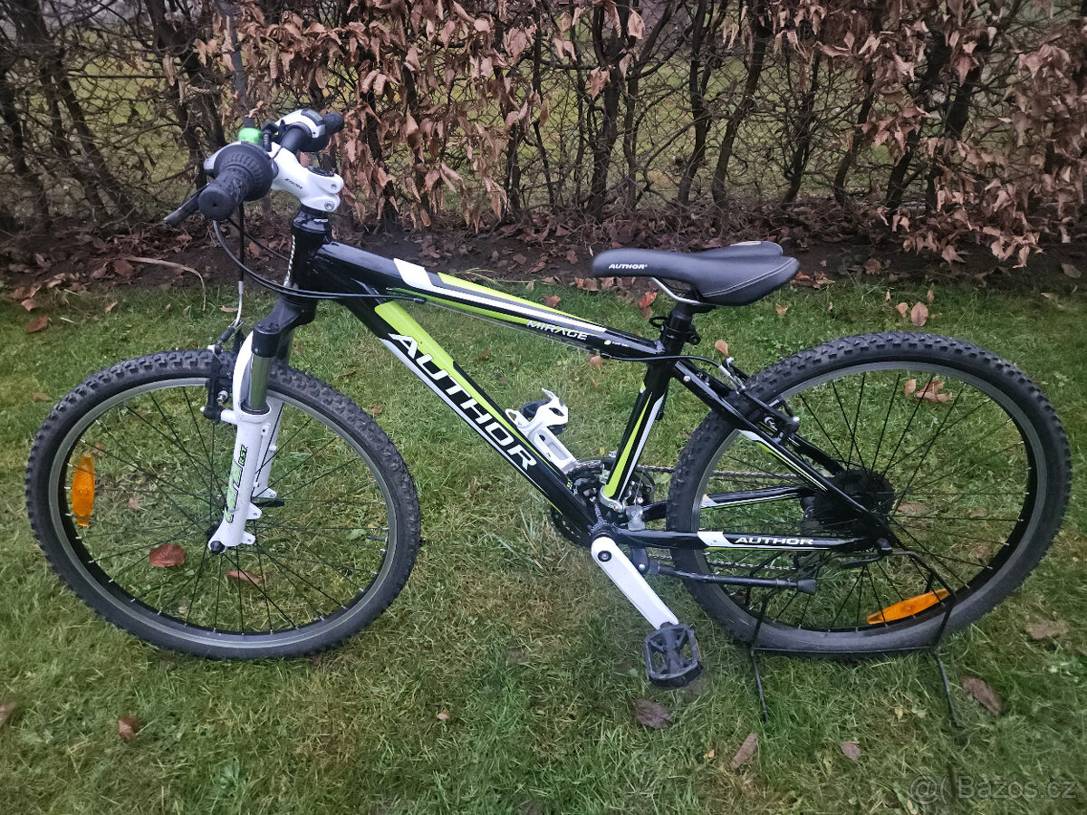 24" horské hliníkové kolo AUTHOR, rám 14" ...24 převodů - 6