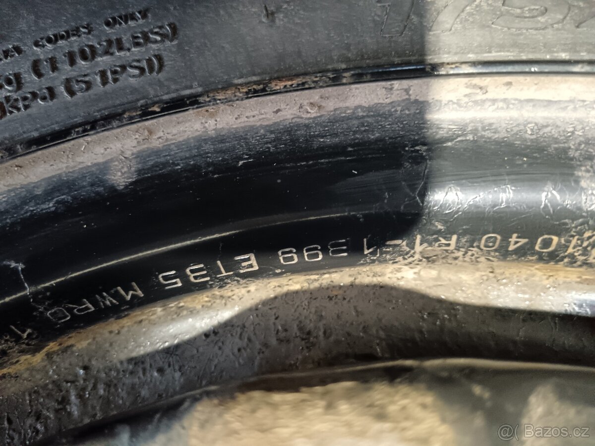 Fabia 175/70 R14 hankook Winter 5Jx14 ET35 nové 99% - 6