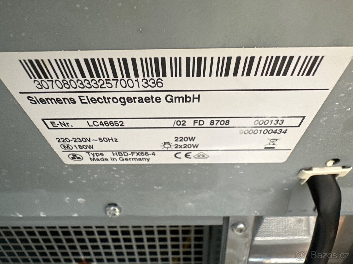 Nástěnný odsavač par nerez Siemens LC46652 - 6