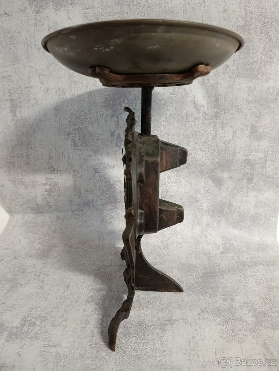 Velmi pěkné jednomiskové figurální 10kg váhy do sbírky - 6