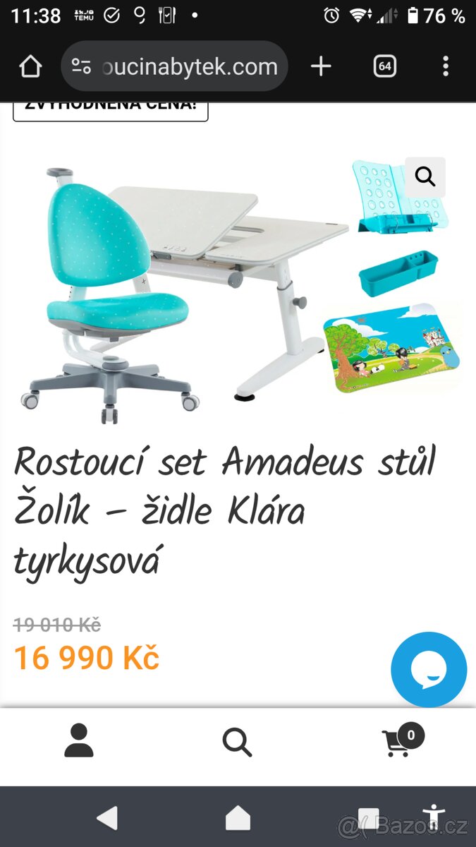 Rostoucí stůl a židle - 6