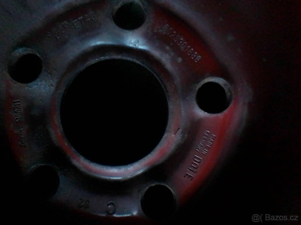 Originál rezervní kolo Michelin S 165/80/R15, disk 5x108 - 6