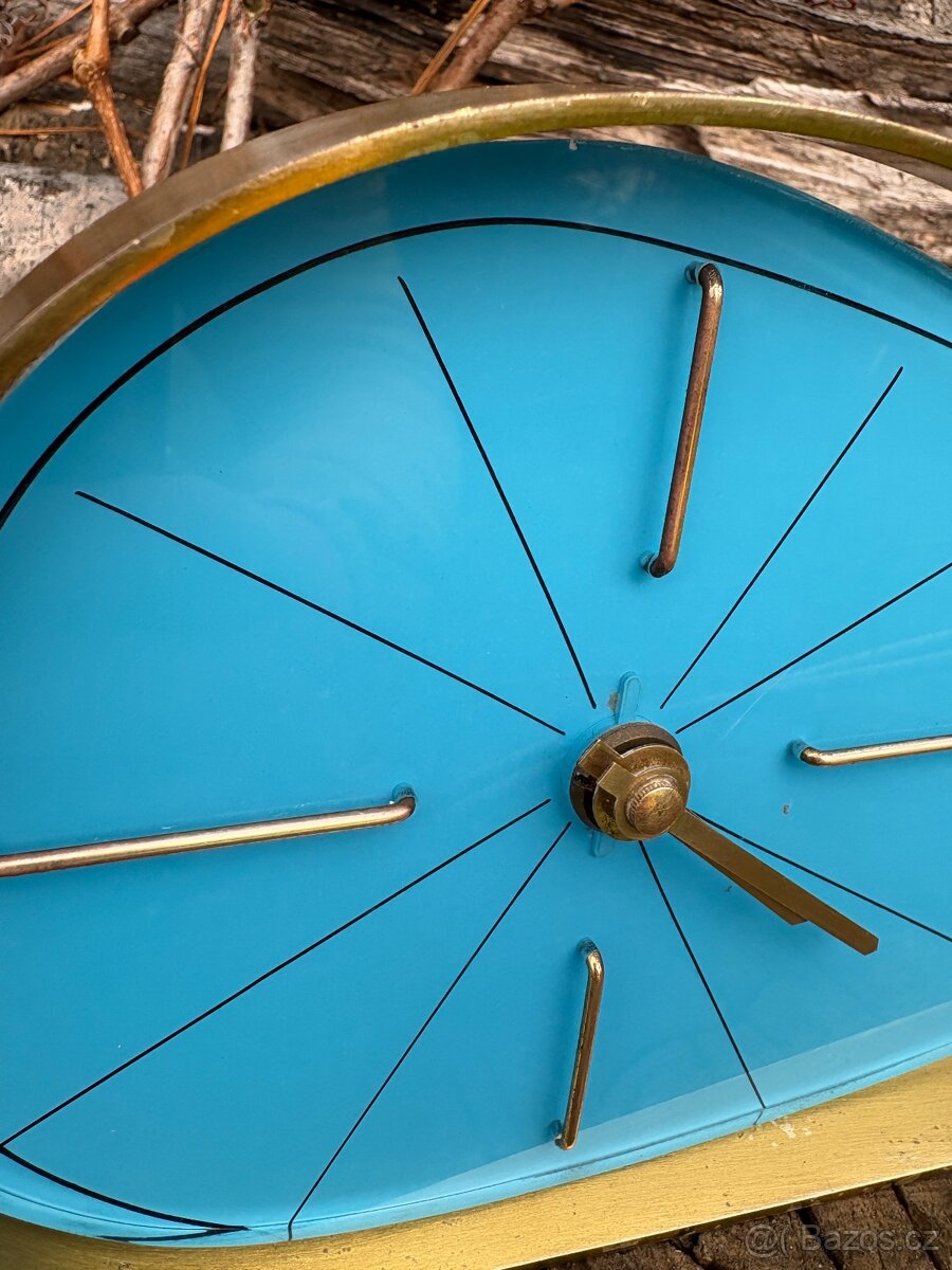 Hodiny Prim Brusel Modré "Kapka" - 6