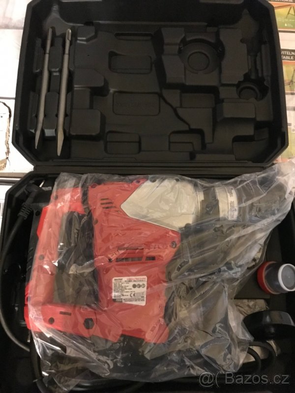 Nové Vrtací,Sekací Bourací Kladivo Walter 1500W Nové, nepou - 6