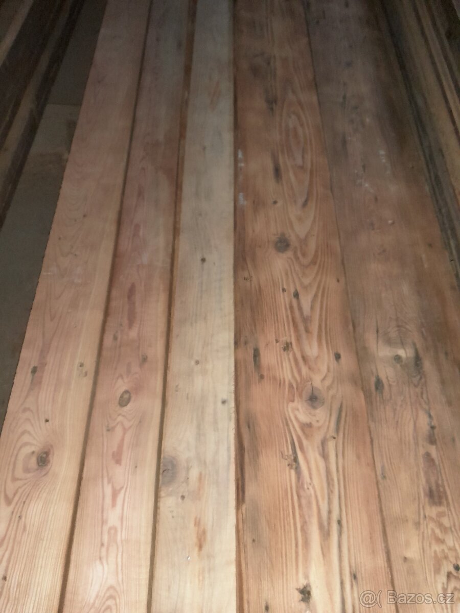 Prodám stará borovicová prkna. - 6