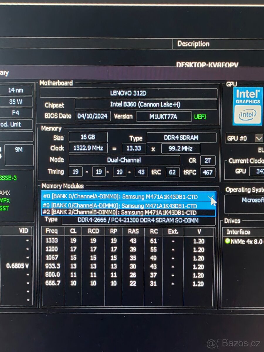 Lenovo ThinkCentre M720q Tiny – Výkonný micro PC v TOP stavu - 6