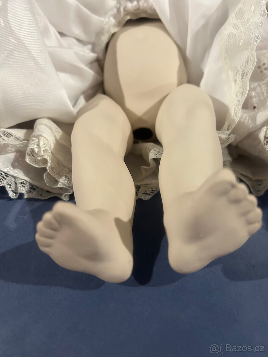 Vzácná celoporcelánová panenka Made in Italy - 6