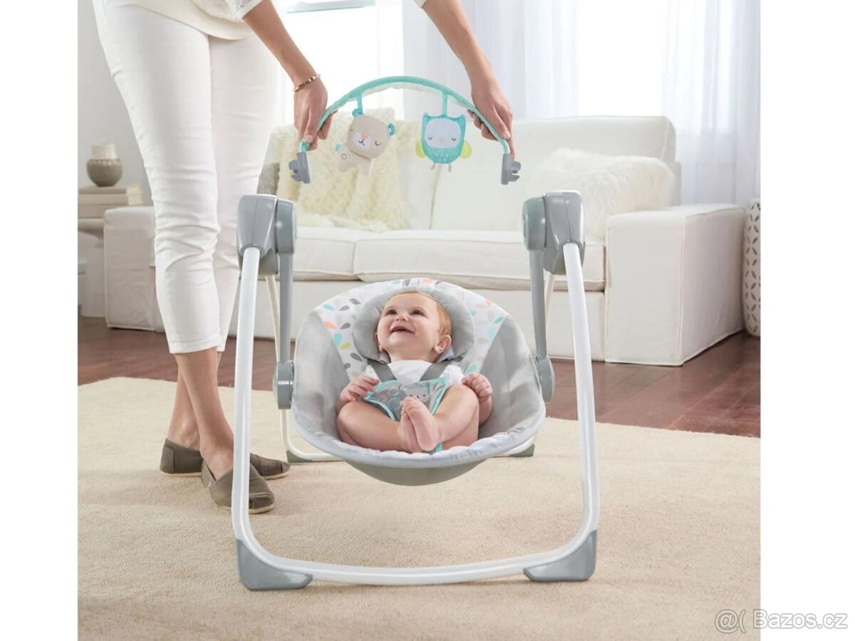 Houpačka s melodií Cuddle Lamb 0m+ INGENUITY - 6