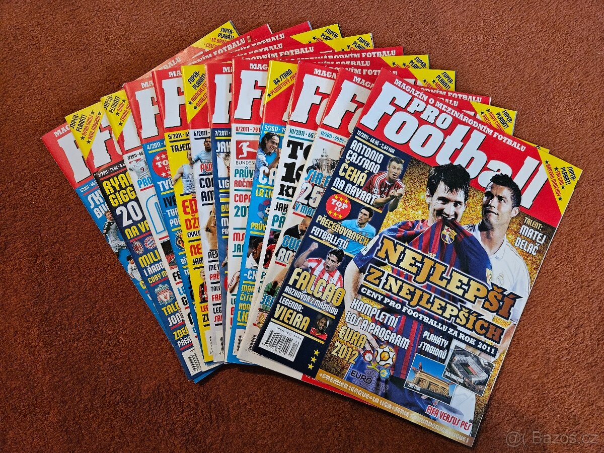 Časopisy ProFootball, Hattrick, ročenky, plakáty - 6