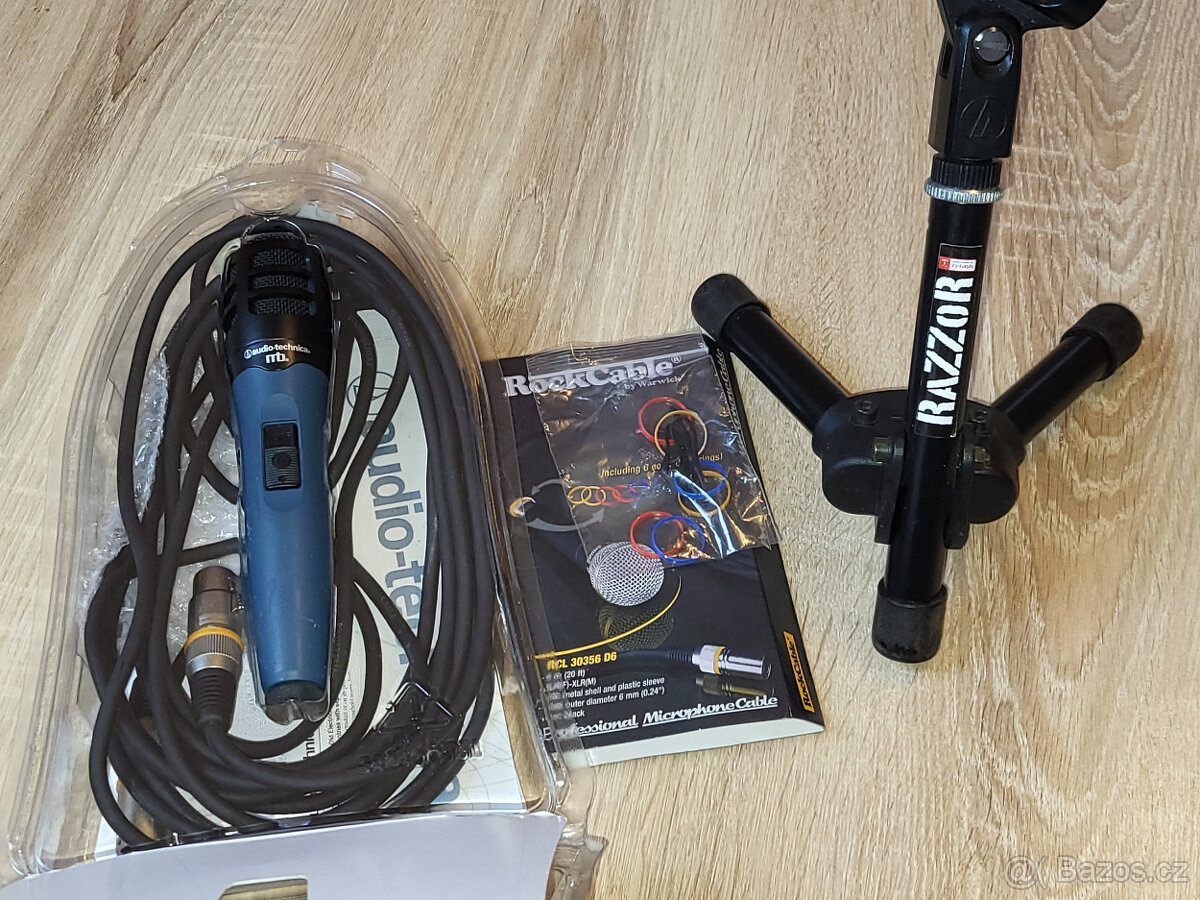 Dynamický mikrofon Audio-Technica MB2K vč. přislušenství - 6