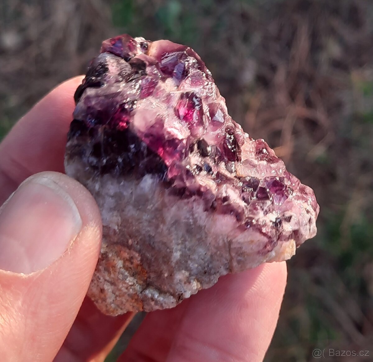 surový ametyst ČR sada - 6