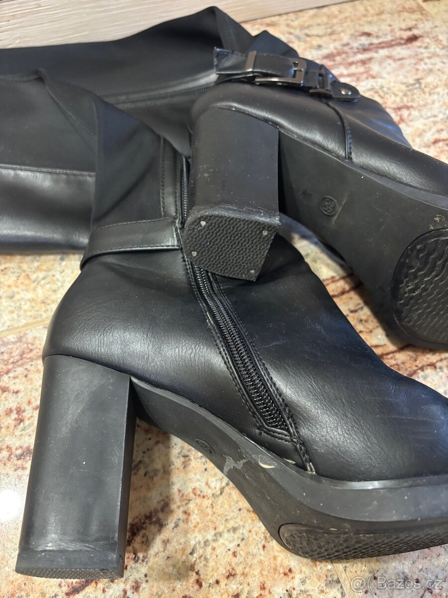 Dámské kozačky vel. 38 - 6