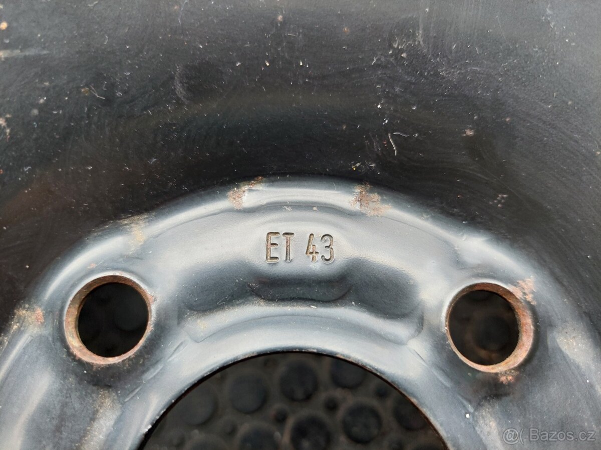 Rezerva 4x100 ET43 195/55 R15 Kumho 100% vzorek - 6