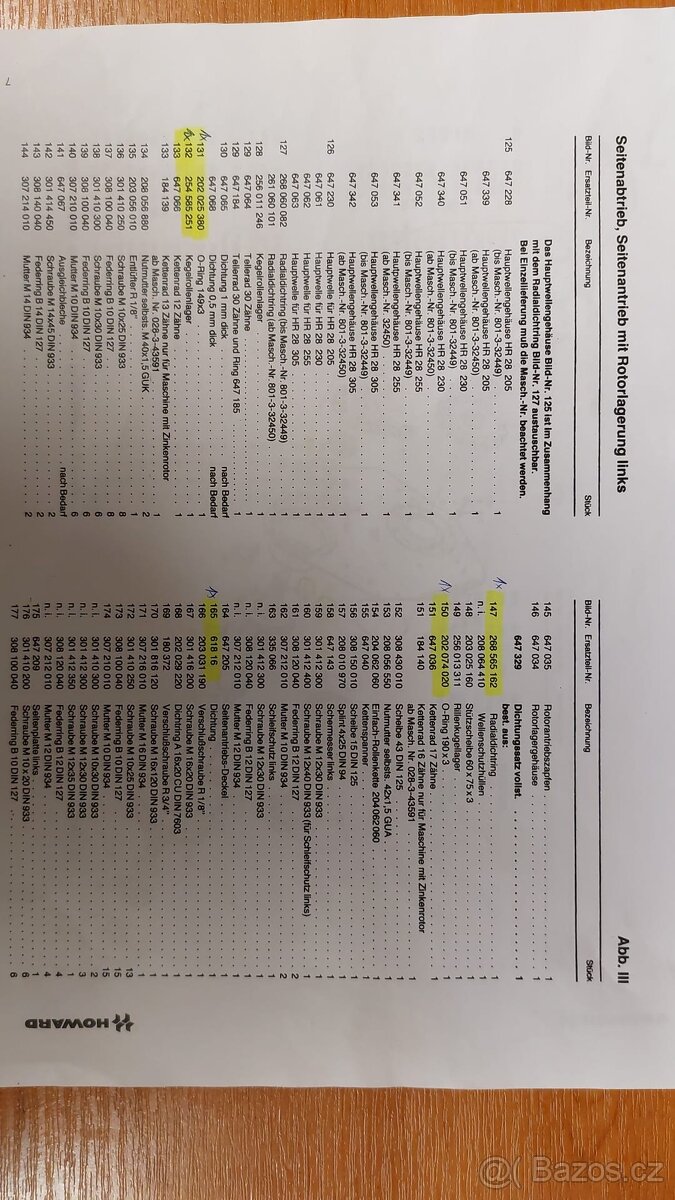 Prodám Rotavátor Značky Howard, pracovní záběr 3m - 6