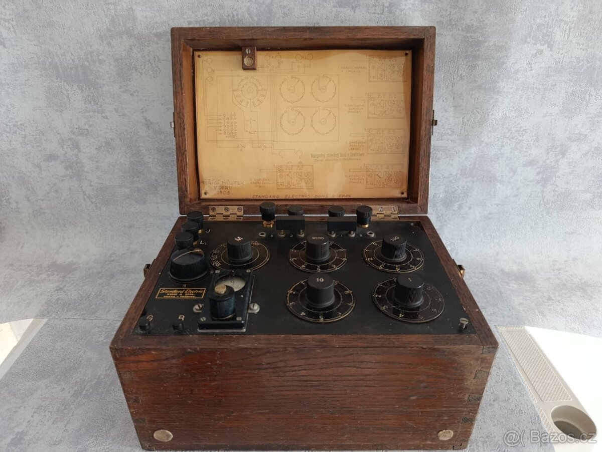 Měřící Můstek Vzoru 1808 》Standard Electric Praha Vršovice - 6