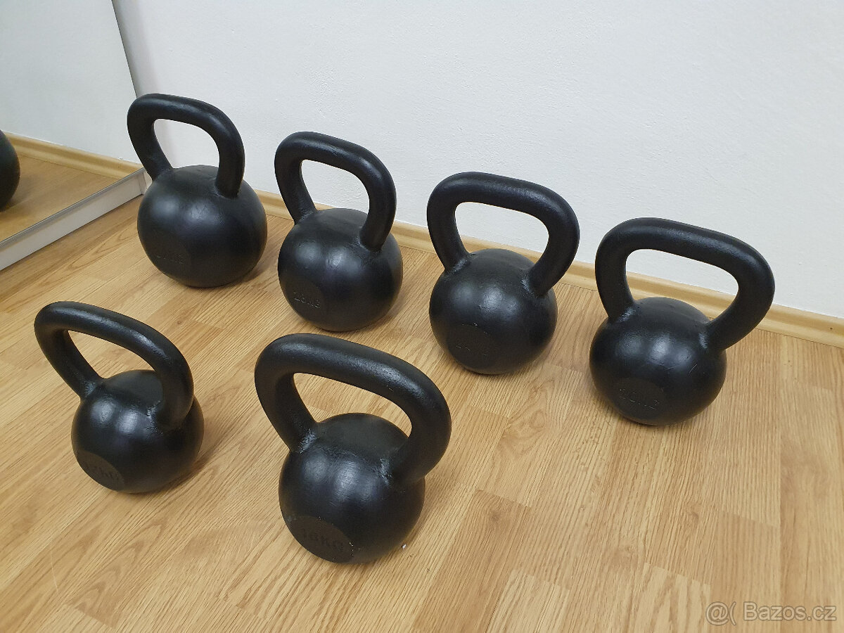 litinové kettlebelly - nové - 6