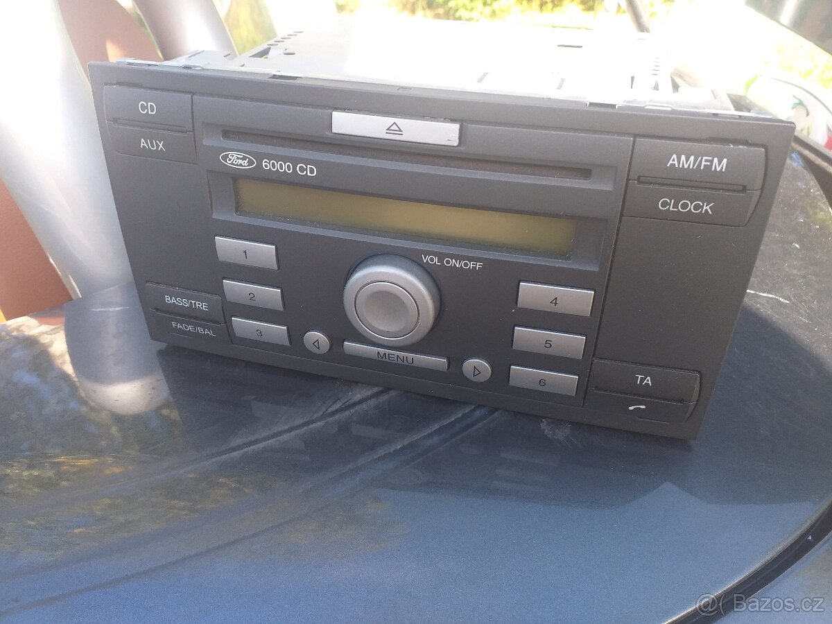 Autoradio FORD 6000 CD + originál kód - 6
