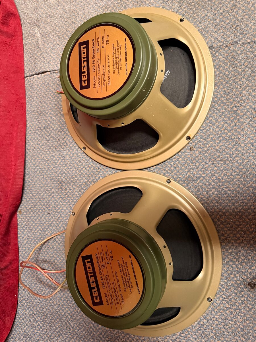 2x Celestion G12M 8Ω - 6