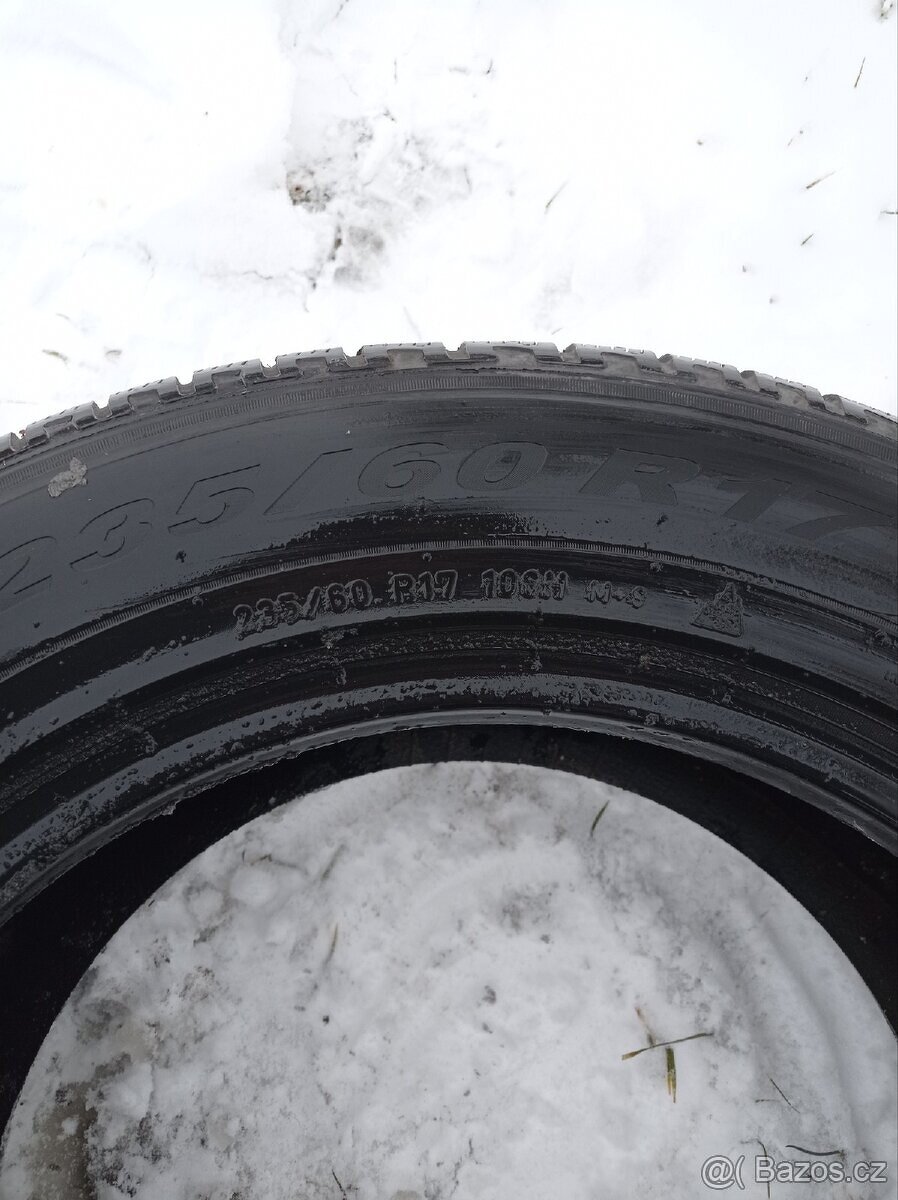 1ks Zimní pneumatika PIRELLI 235/60/R17 - 6