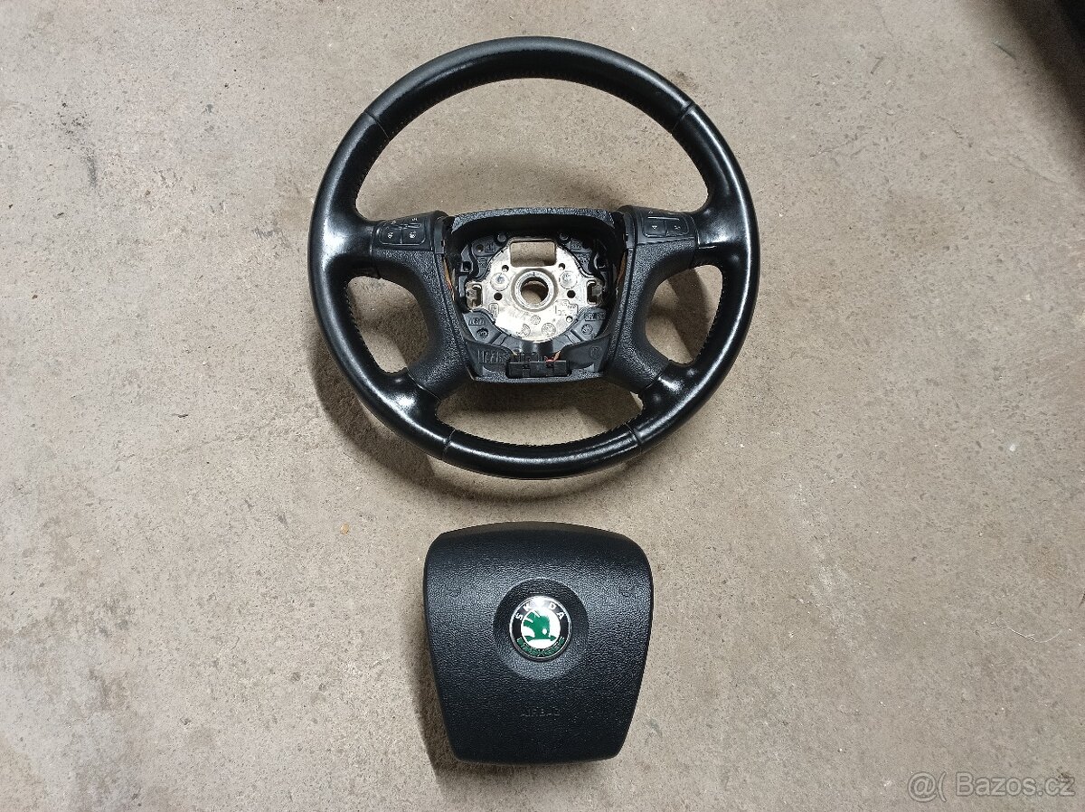 Škoda Octavia II - Volant multifunkční + Airbag - 6
