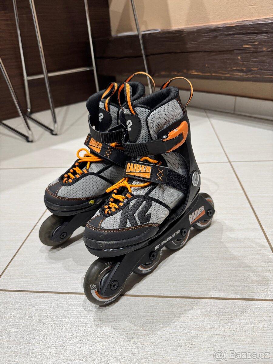 Dětské rostoucí kolečkové inline brusle K2 (2 x) - 6