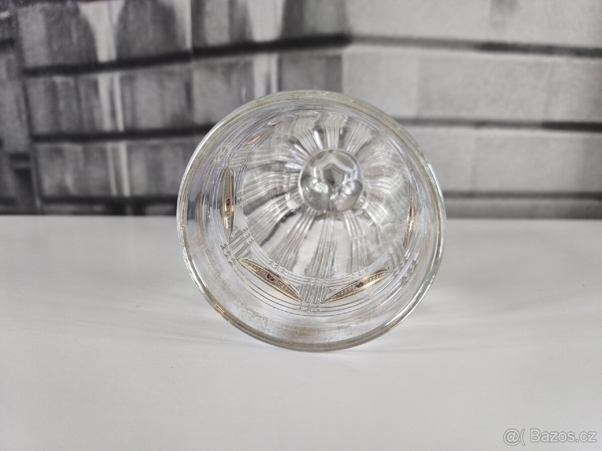 Starožitná sklenička - grogovka - 6