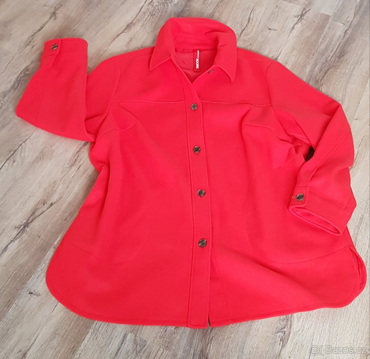 Dámský flaušový košilový kabát - SAMOON - vel.48. - 6