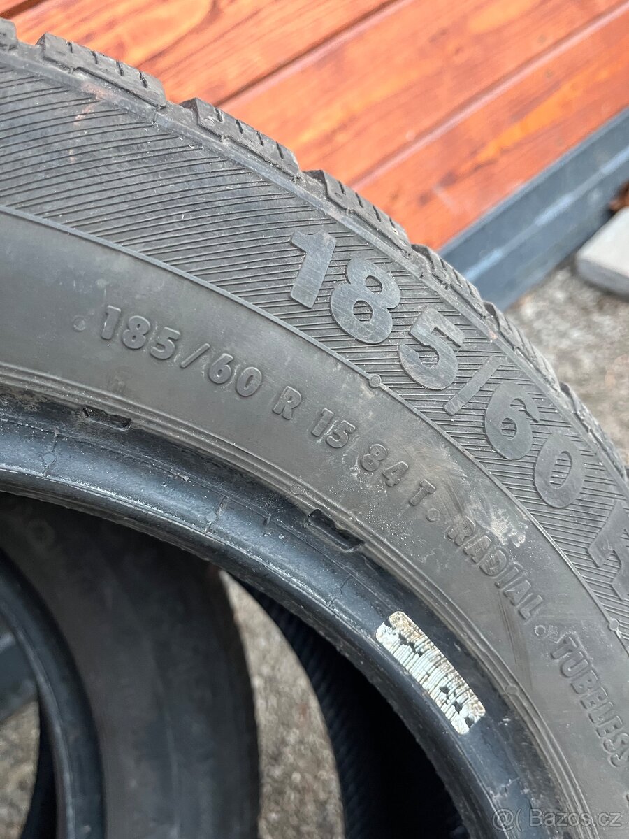 2x zimní pneu Barum 185/60/15 - 6