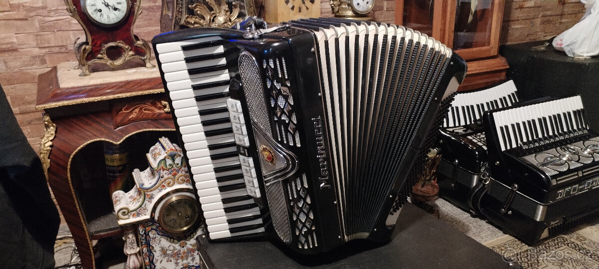 4 hlasá musette harmonika MARINUCCI MODEL 850. - 6