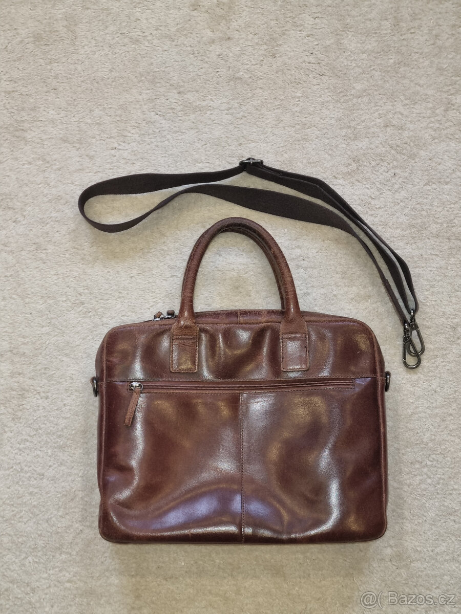 Kožená pánská taška (brašna) nejen na notebook - 6