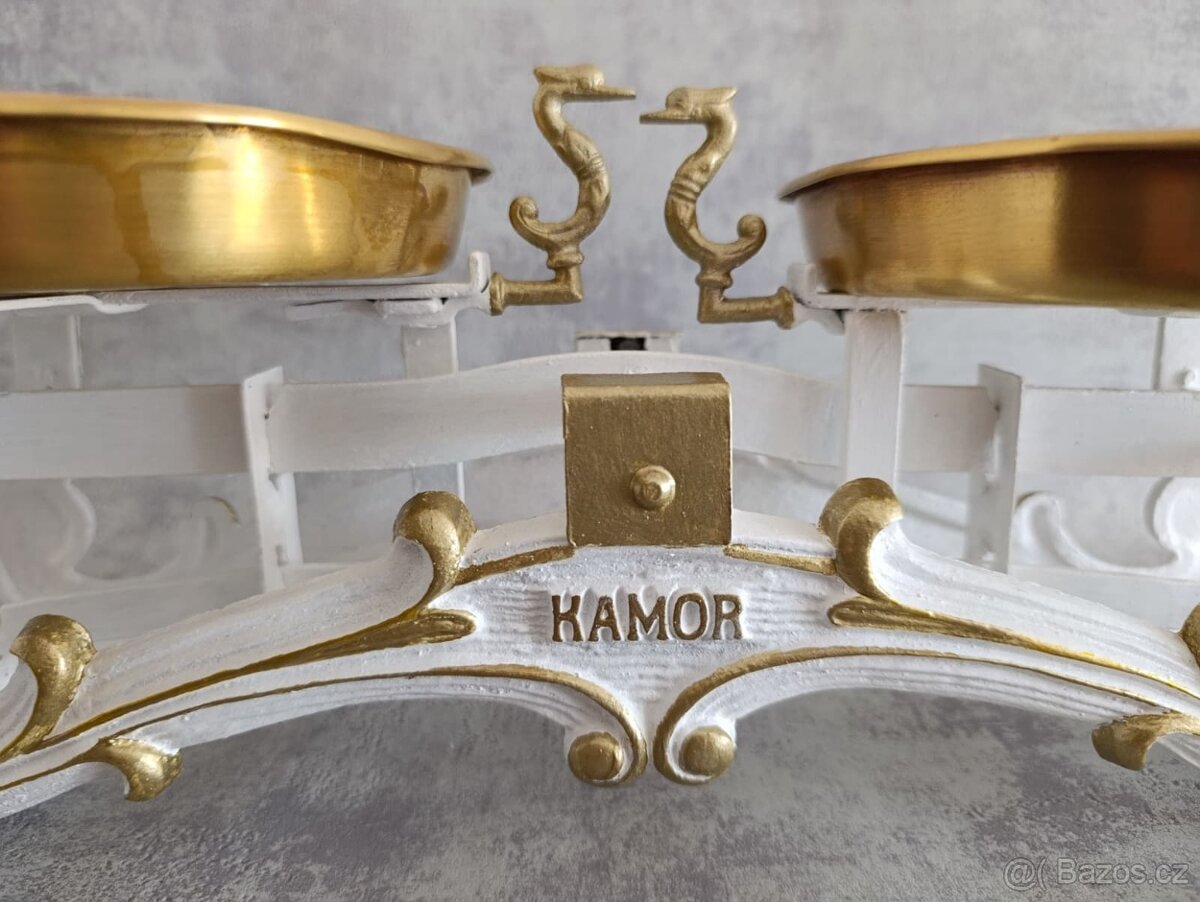 Staré 5kg dvoumiskové váhy KAMOR po renovaci - 6