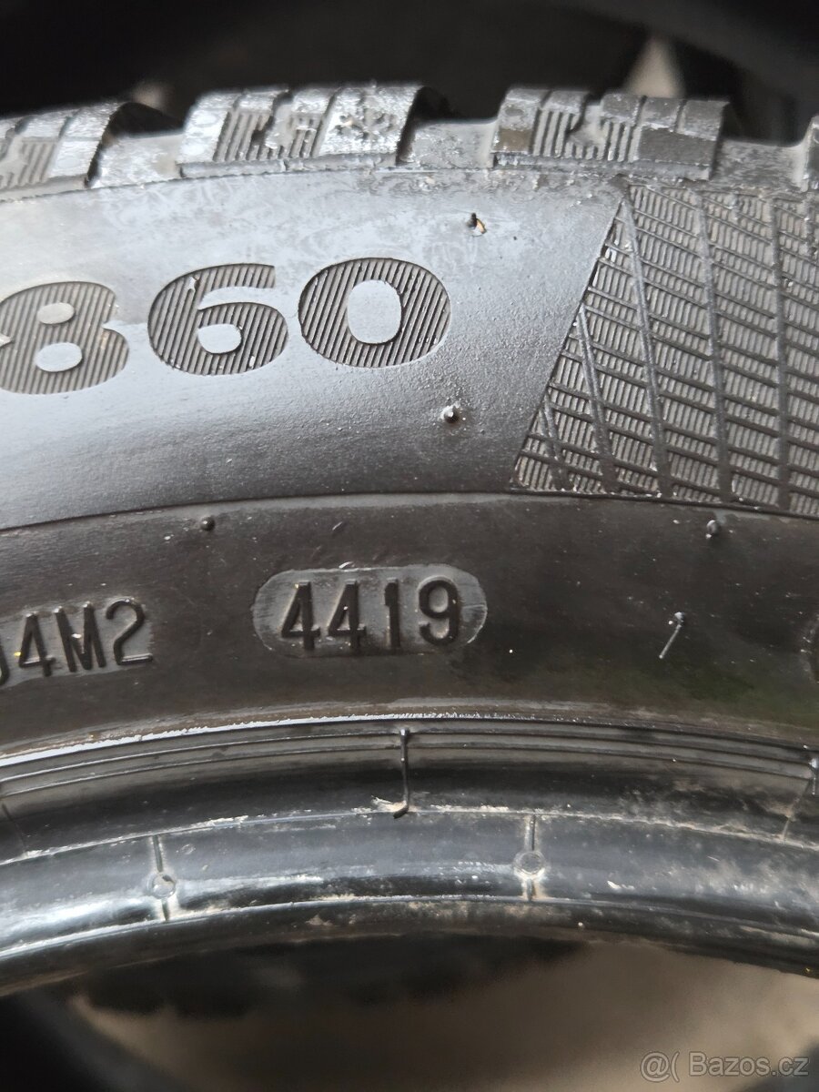 195 55 r 16 -7.5mm- R 16 195/55 zimní gumy kola pneu pезина - 6