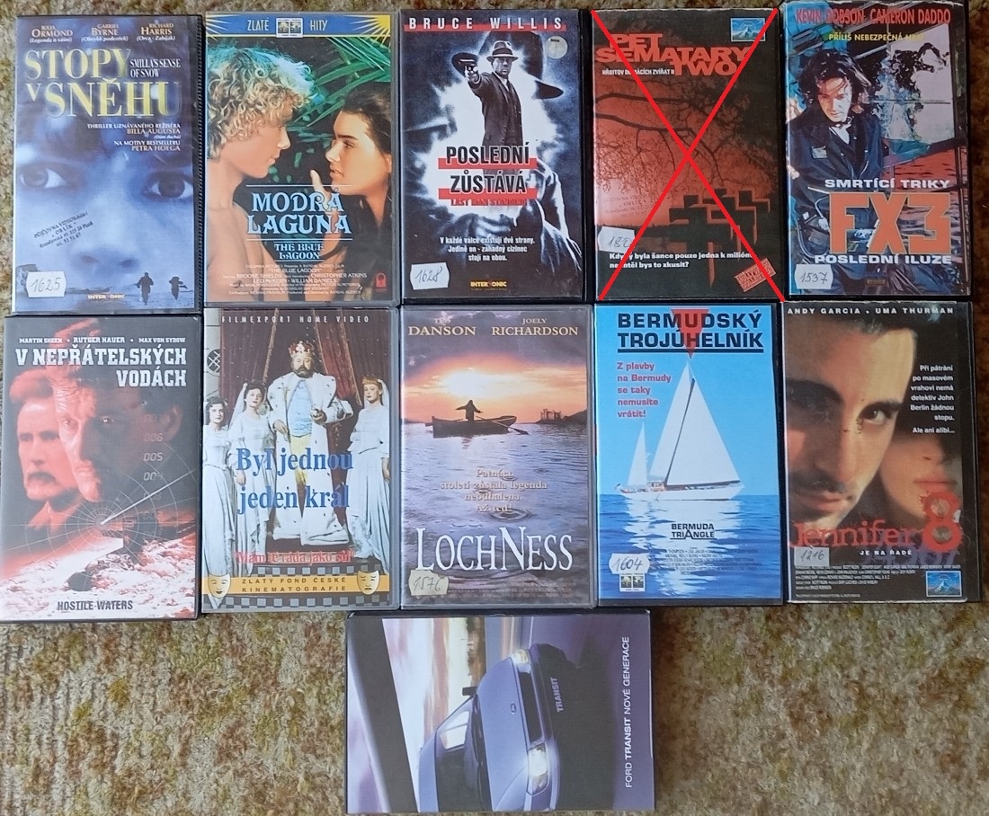 Originální VHS kazety - filmy, pohádky, dokumenty - 6