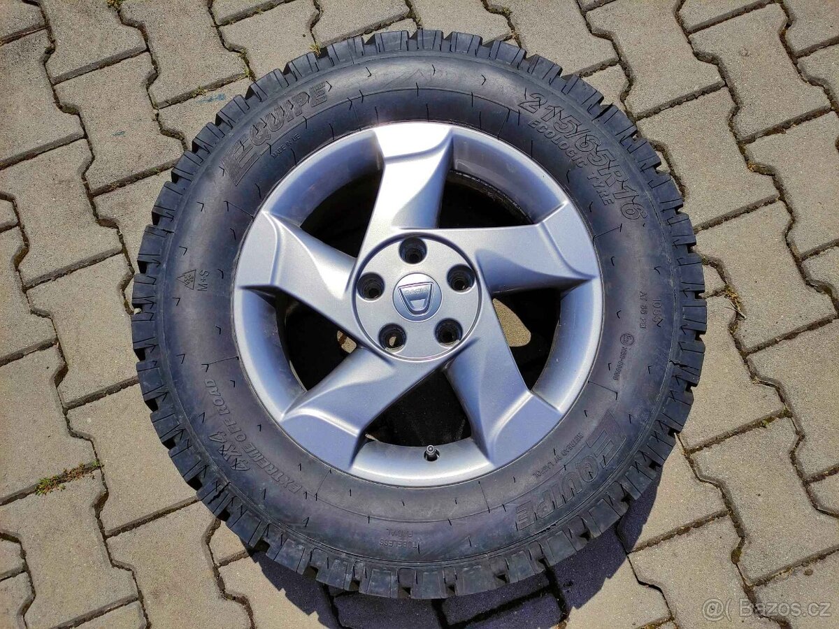 Alu kola DACIA DUSTER 16" + offroad zimní pneu 215/65/16 - 6