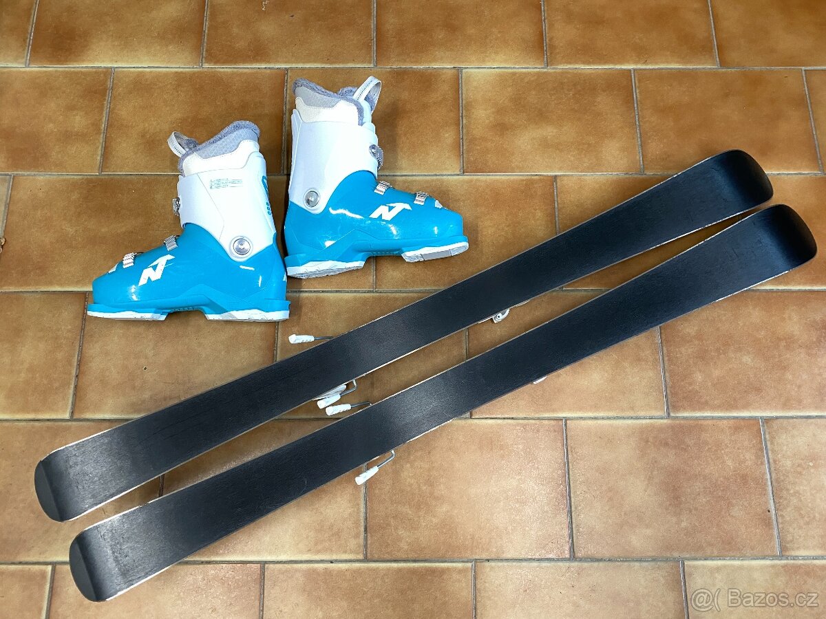 120cm dívčí lyže Elan a lyžáky Nordica 24 - 6