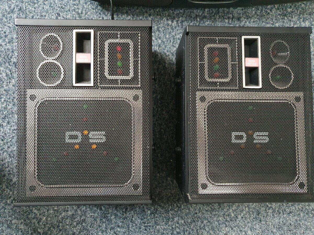 Megatone 2x reprobedny blikající k boomboxu SX-1988 - 6