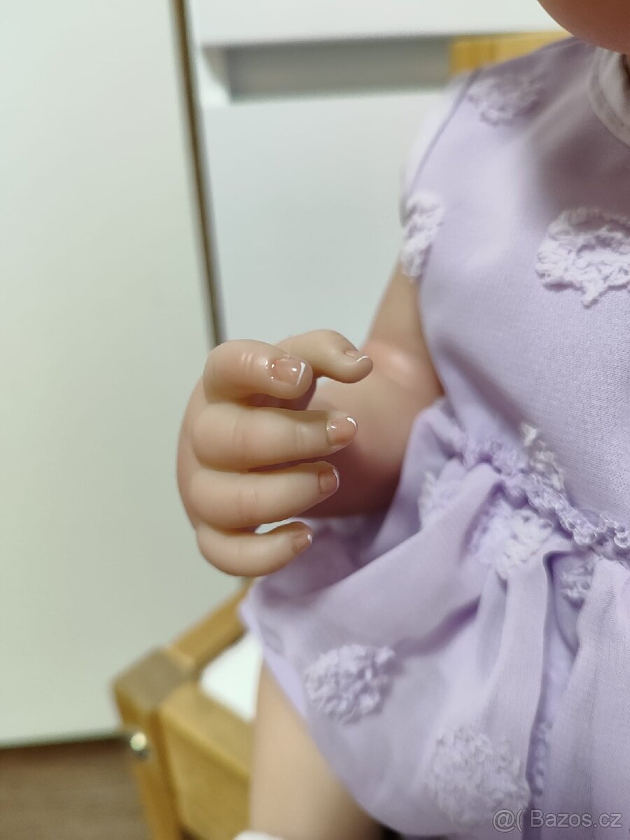 Reborn panenka NOVÁ Bettie 48cm - 6