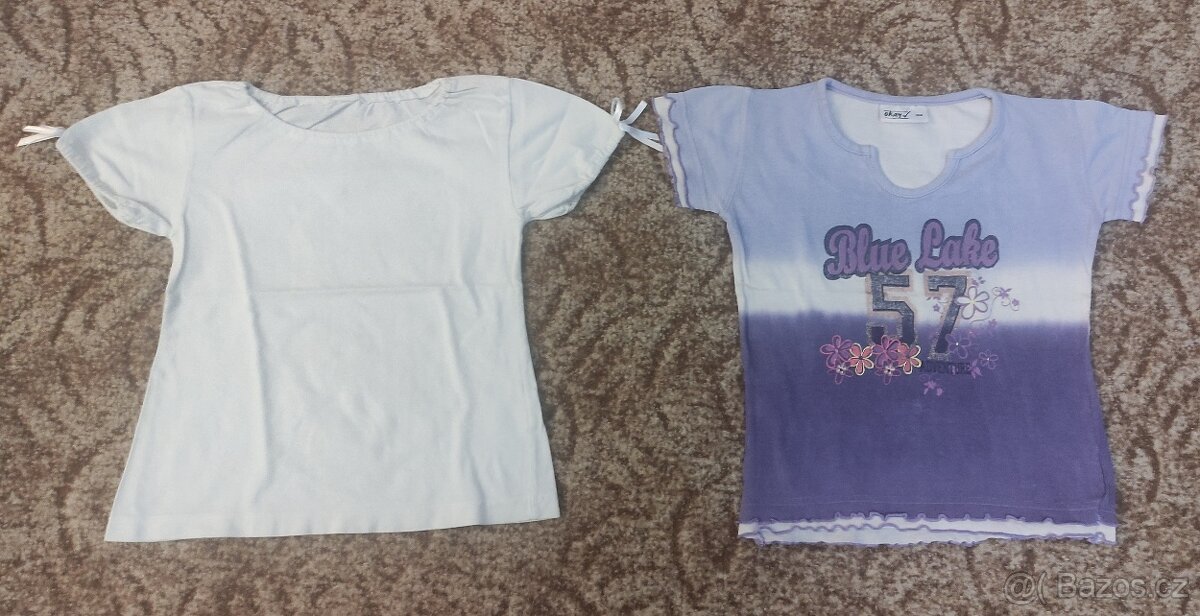 Dívčí trička vel.6m, ,98, 104/110 - 6