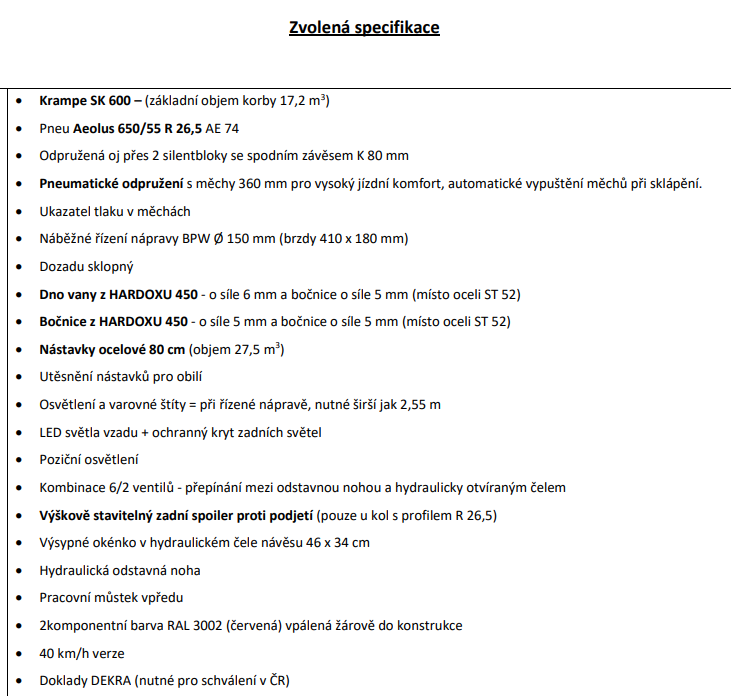 PRONÁJEM-PRODEJ Krampe SK 600 - 6
