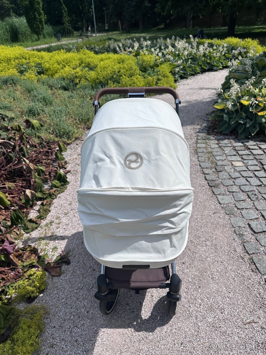 KOČÁREK CYBEX E-PRIAM seatpack Off White - 6