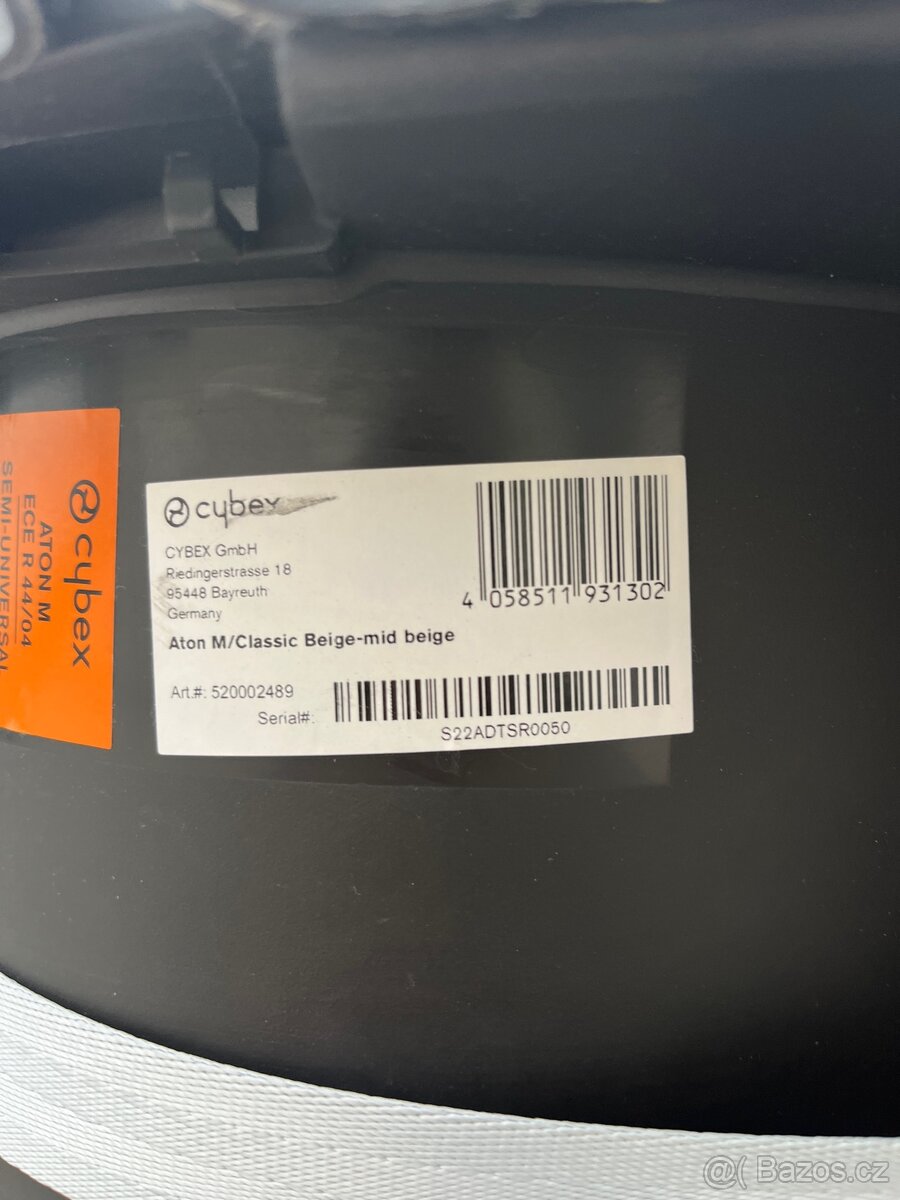 Autosedačka / Vajíčko / Cybex Aton 5 Gold - 6