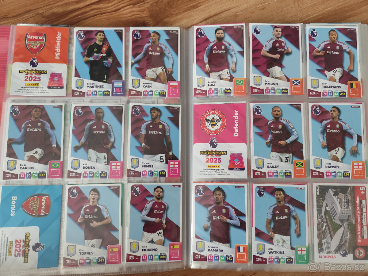 Fotbalové kartičky Adrenalyn Premier League 2025. - 6