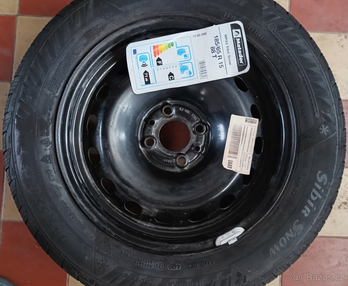 PNEU Matador Sibir Snow 185/65 R15 88T DOT 4420 +disk - 6